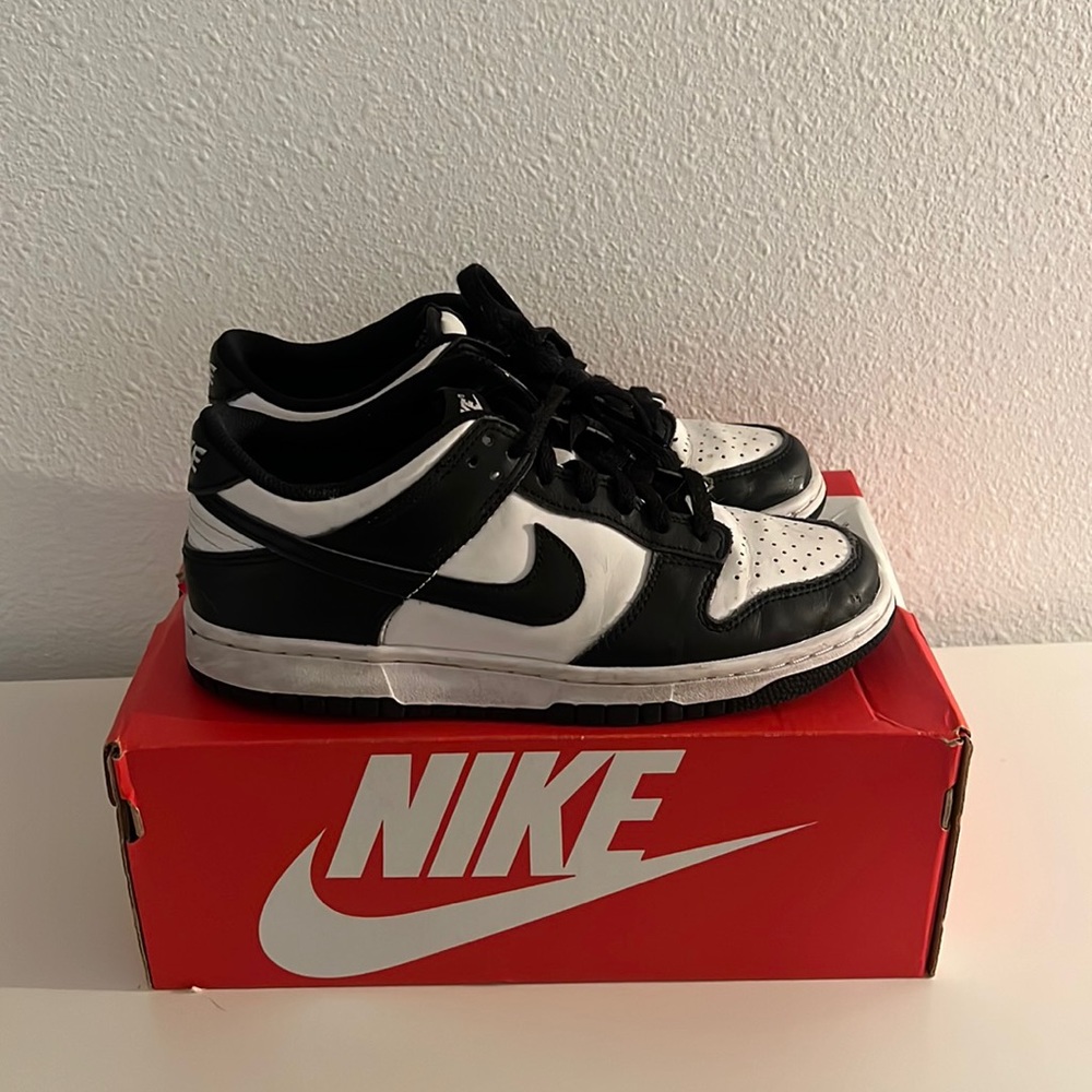 Size 6Y Nike Panda Dunk Low - Fit Women’s 7